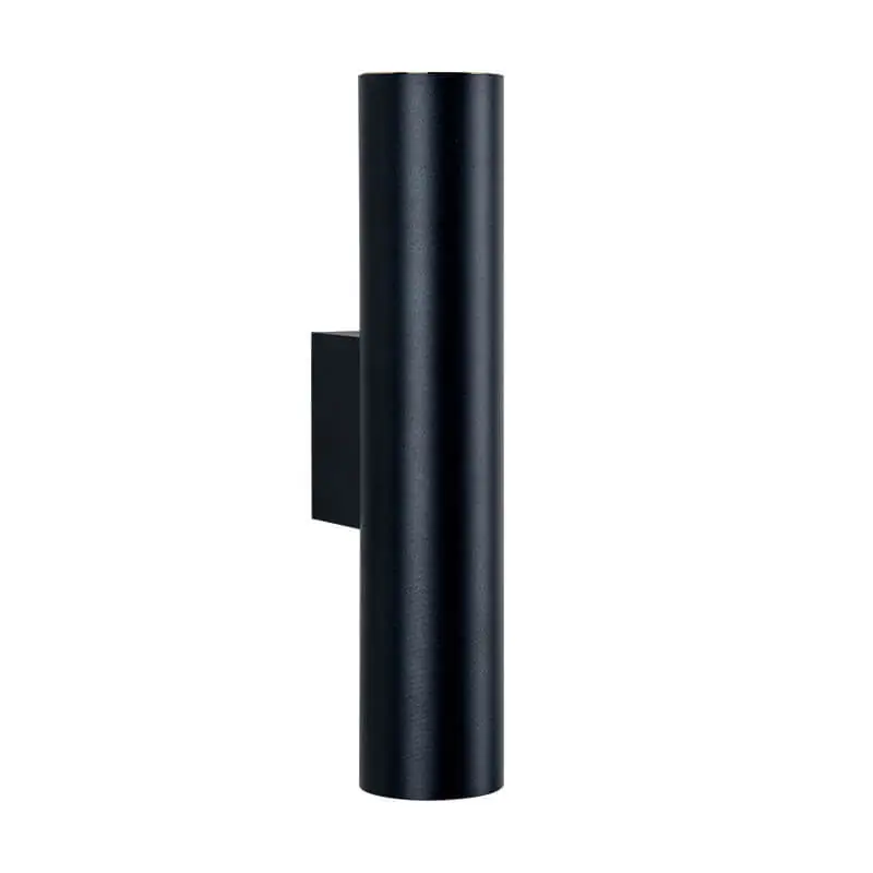 Modern Cylindrical Two-Light LED Wall Sconce