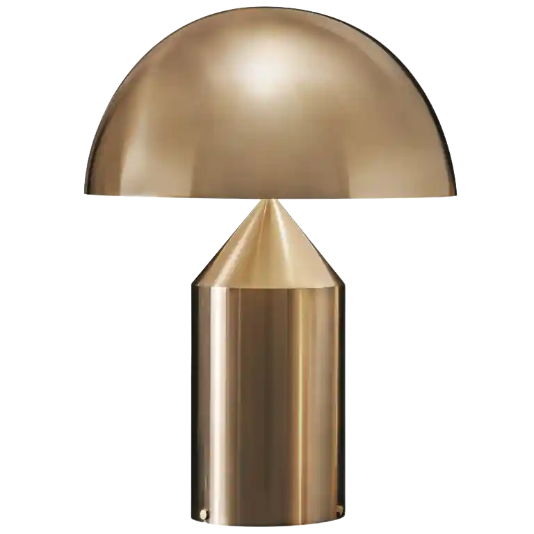 Three-Light Nordic Brass Dome LED Table Lamp