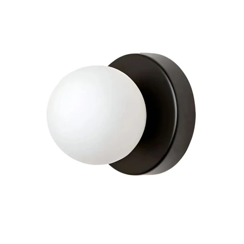 Nordic Glass Globe LED 1-Light Wall Sconce