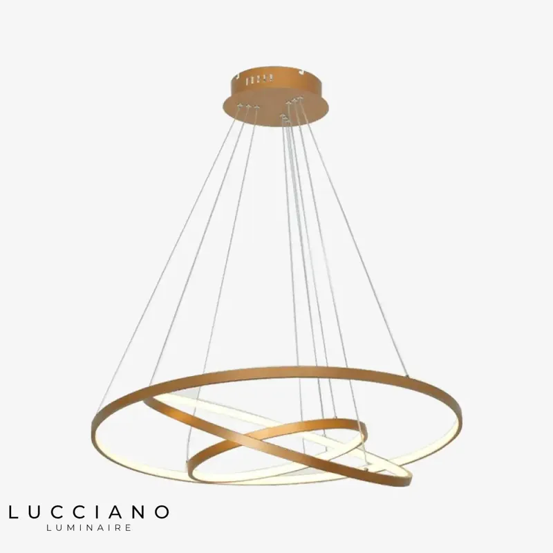 Interlocking Rings Pendant LED Chandelier