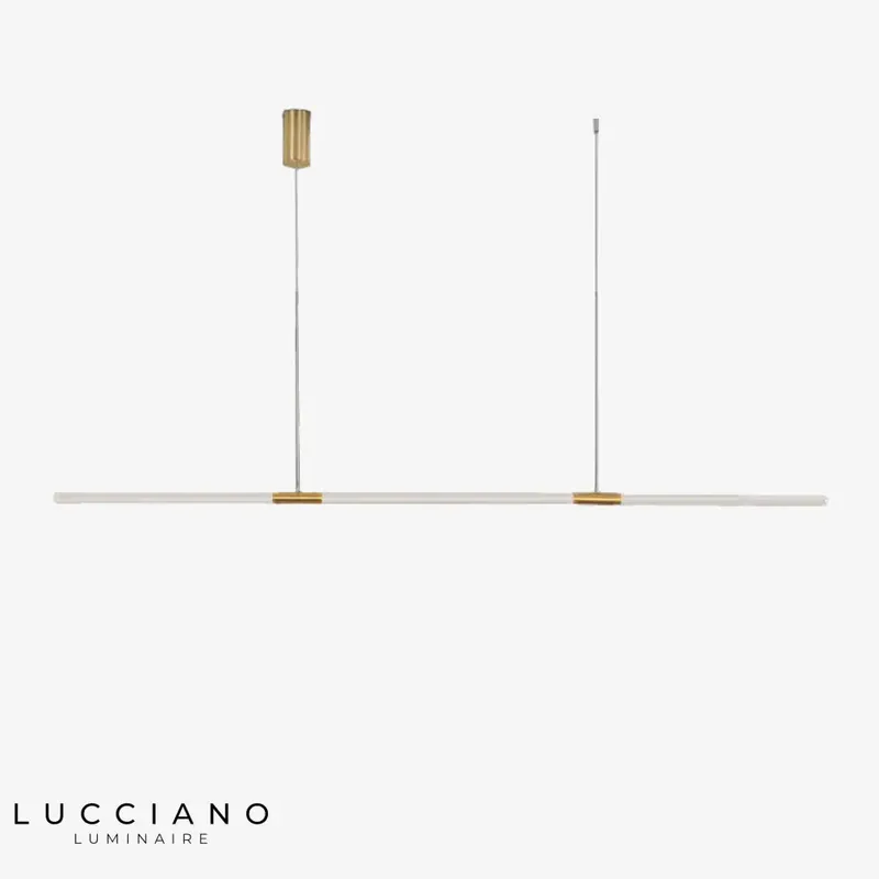Nevy Minimalist Gold LED Chandelier