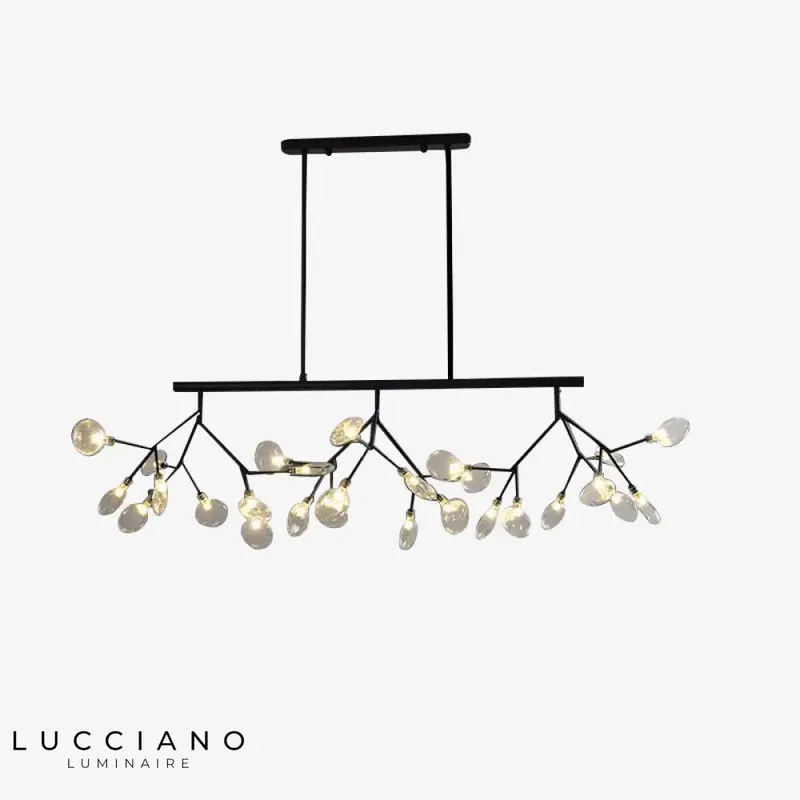 Modern LED wooden branches chandelier