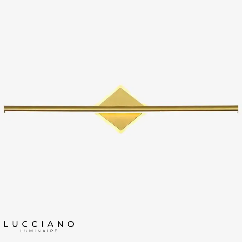 Designer LED wall light, gold\\/white