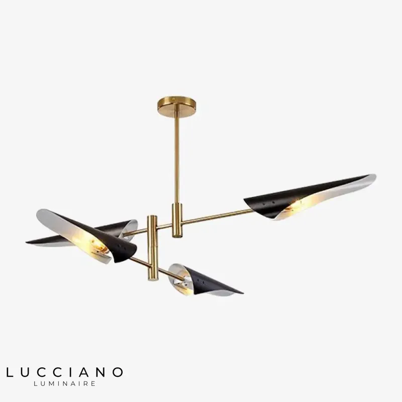 Nordic Design Metallic Branches Chandelier