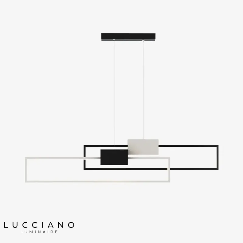 Artemisa Rectangular Metal LED Chandelier