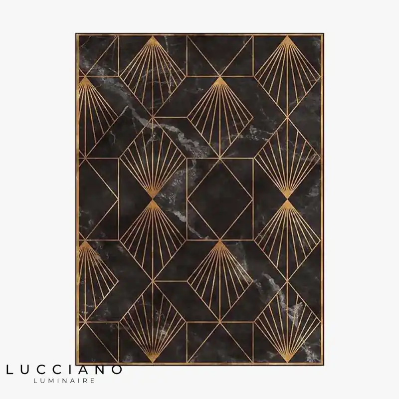 Vintage Geometric Luxury Floor Rug