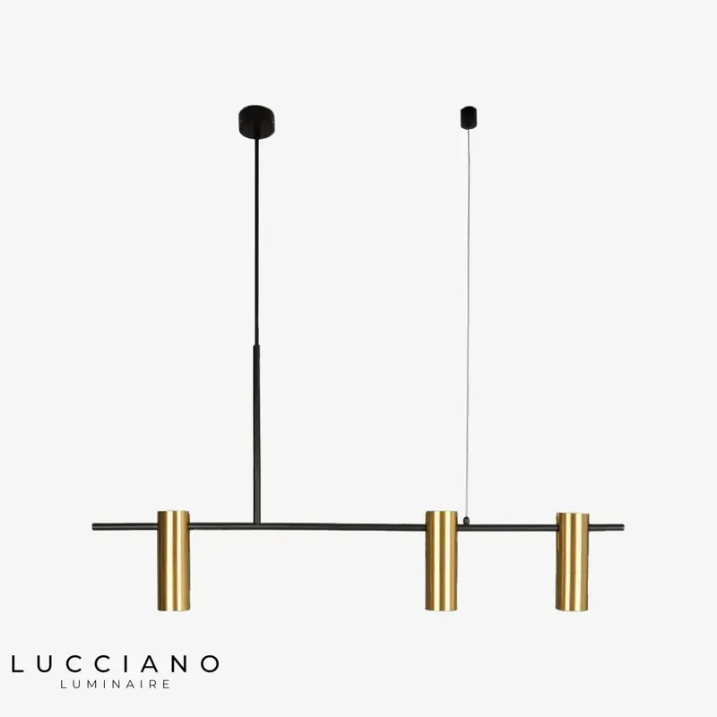 Prism: Minimalist Gold Spotlight Chandelier