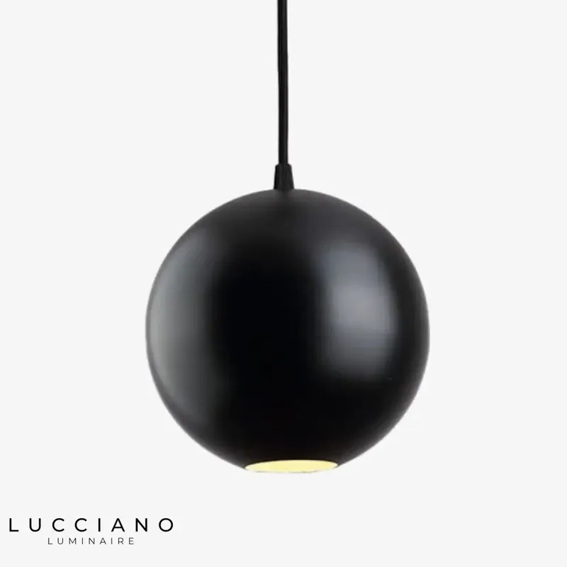 Klint Round Metal Coloured Pendant Light