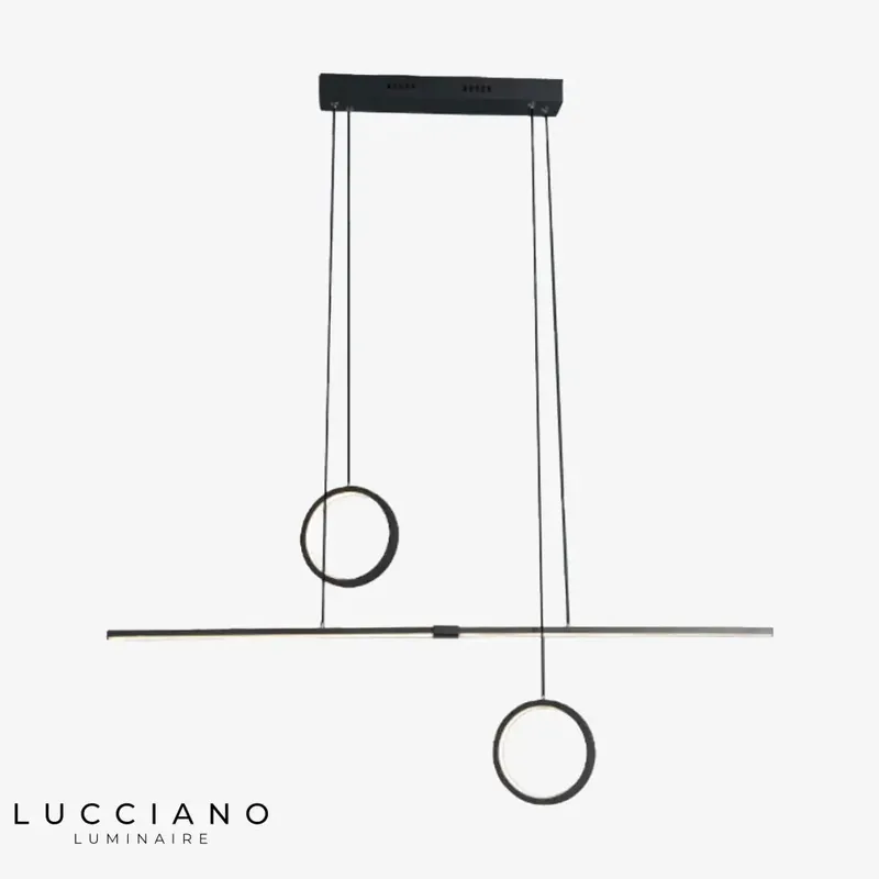 Reez minimalist LED metal chandelier