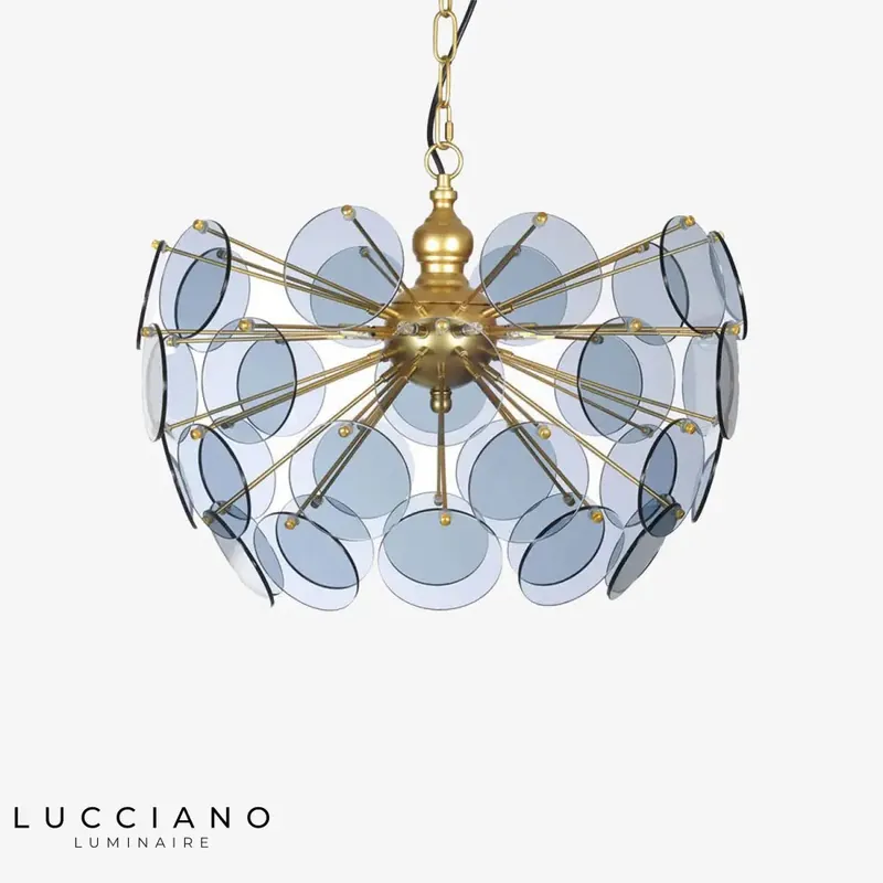 Nahia modern glass chandelier design