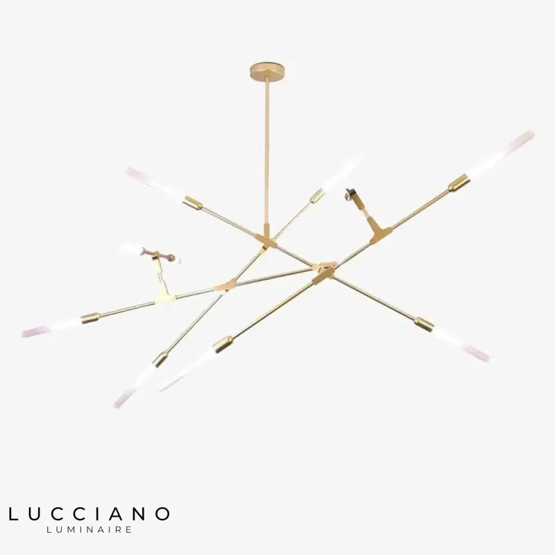 Luxury Gold LED Chandelier