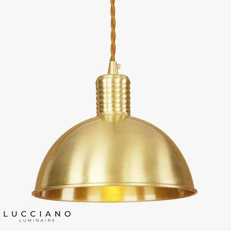 Novel gold metal LED pendant light