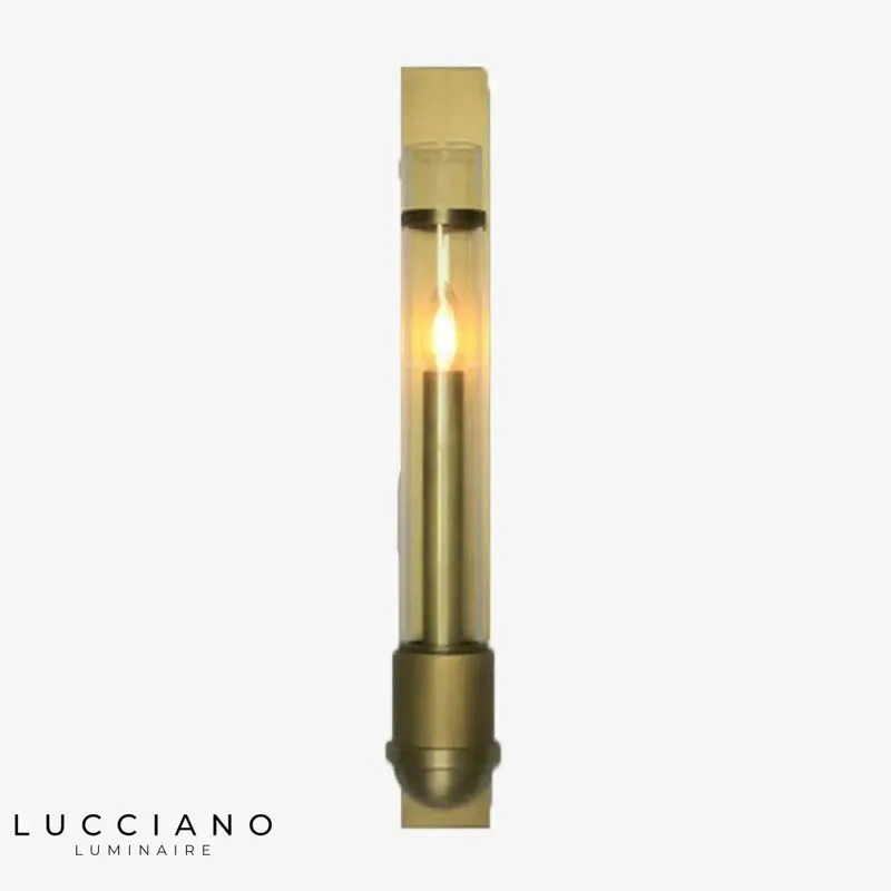 Retro gold design LED wall light