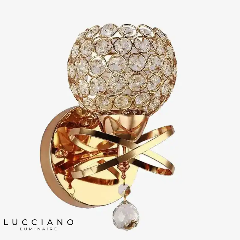 Alia Gold Metal LED Wall Light
