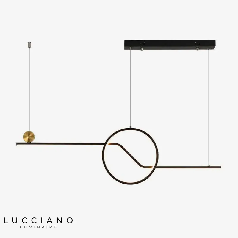 Modern LED Chandelier Geometric Shapes