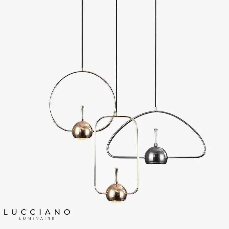 Industrial Chrome LED Pendant Light