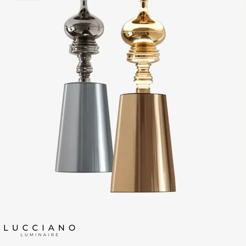 Fashion retro chrome pendant light