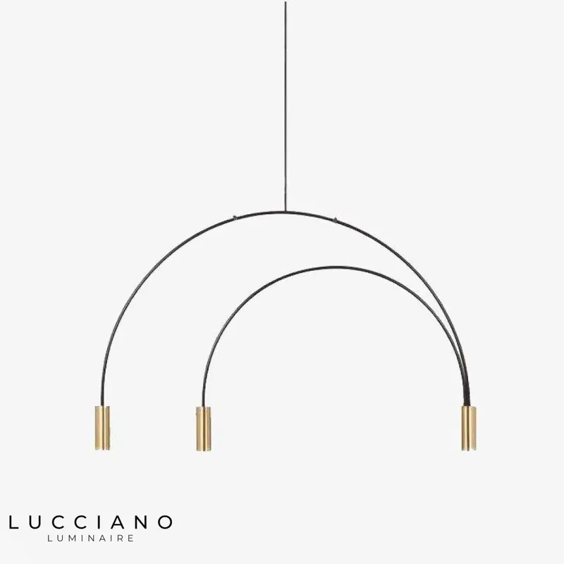 Fine U-shaped branch design chandelier