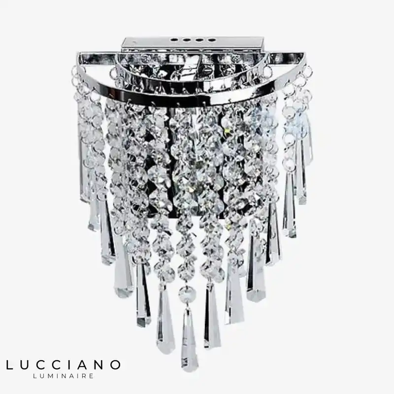 Modern Crystal LED Wall Sconce