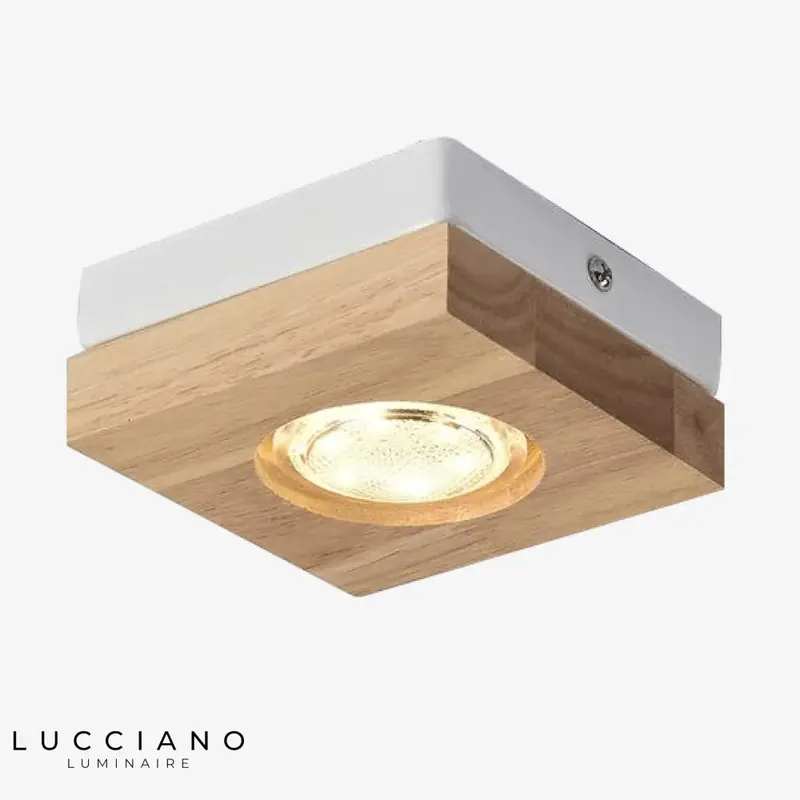 Botimi Square Wooden LED Spotlight