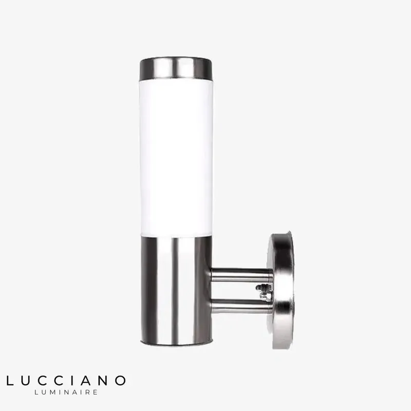Chrome Milky LED Outdoor Light