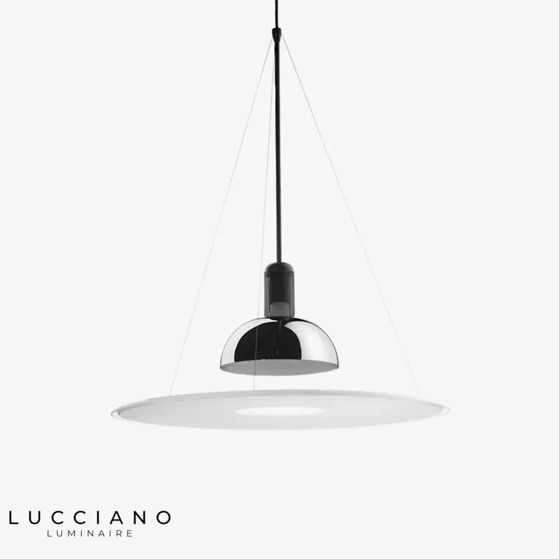 Helios chrome design LED chandelier