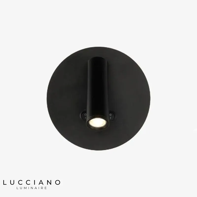 Adjustable cylinder LED wall spotlight