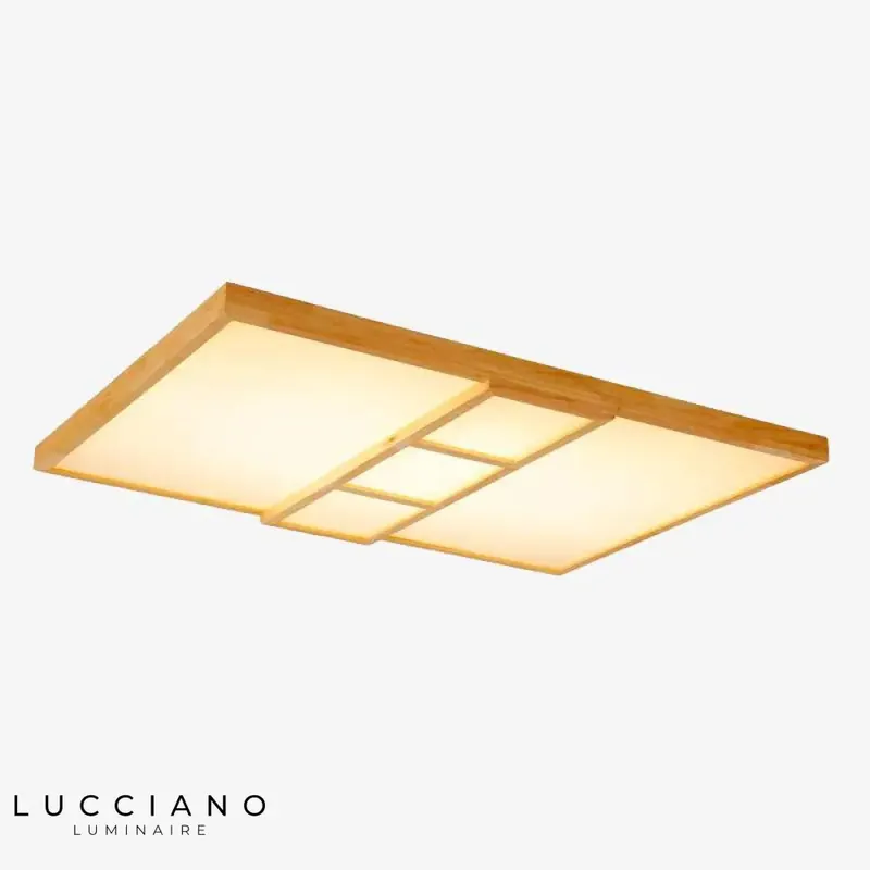 Designer Wooden LED Square