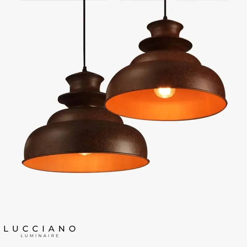 Industrial pendant light Village design