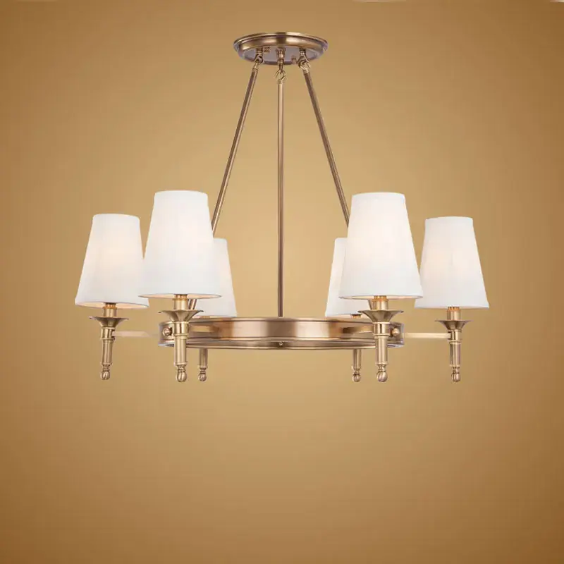 Modern design copper bronze chandelier