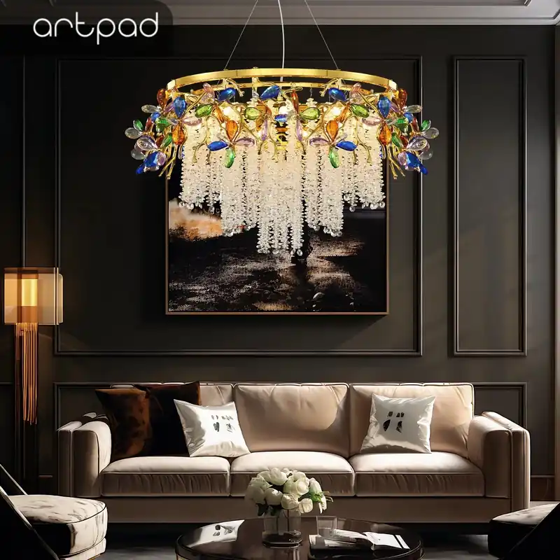 Sumptuous Crystal Chandelier Luminous Design