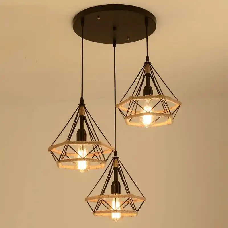 Vintage Industrial Modern Warm Chandelier