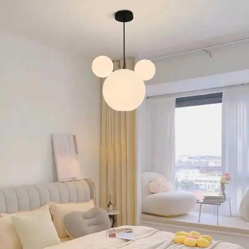 Scandinavian pendant light for kids' room decor