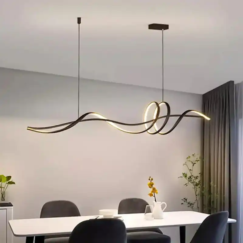 Modern elegant suspended designer chandelier
