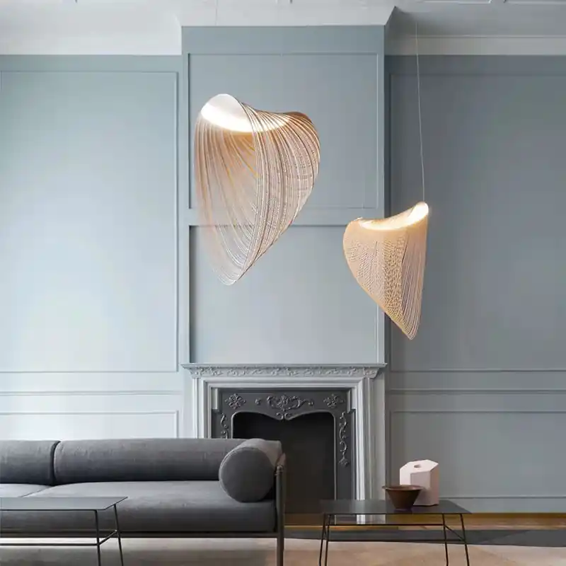 Modern Nordic design wooden pendant light