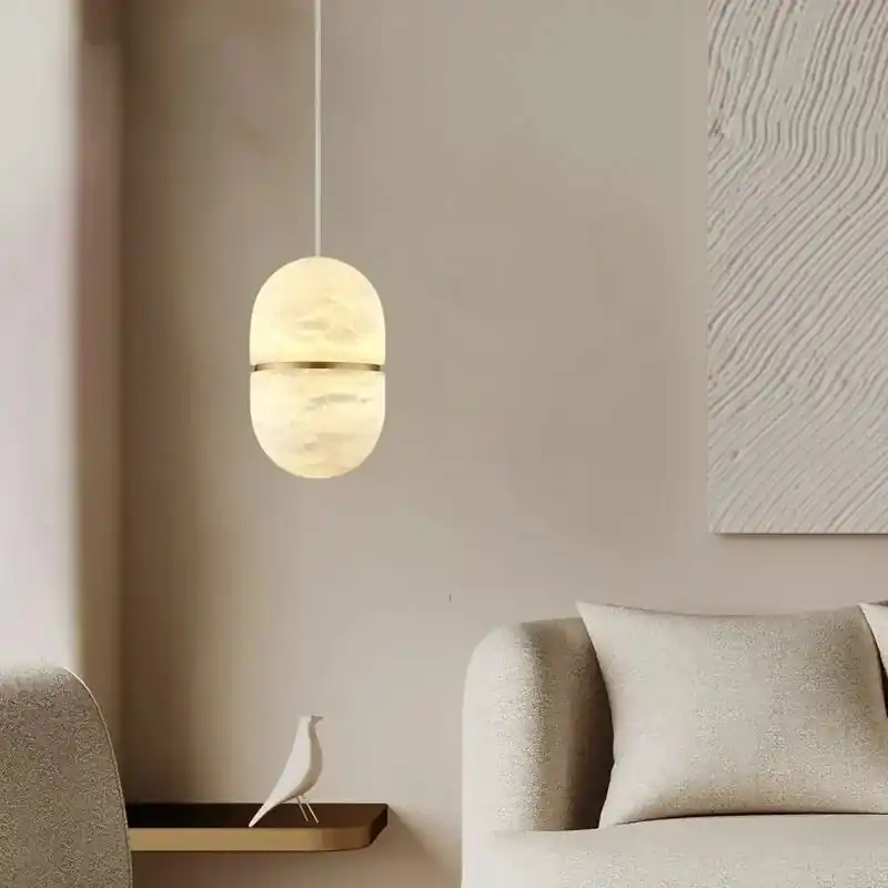Elegant contemporary handcrafted chandelier.