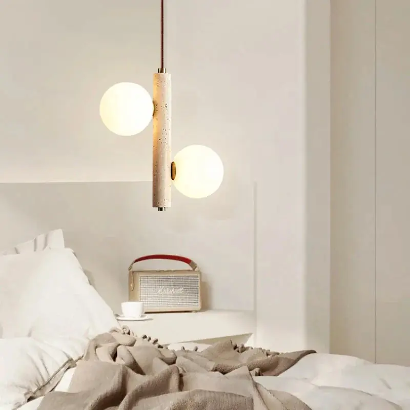 Authentic Vintage Stone Chandelier
