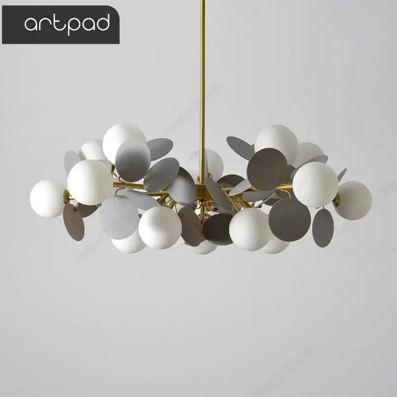 Modern Gold Grape Chandelier