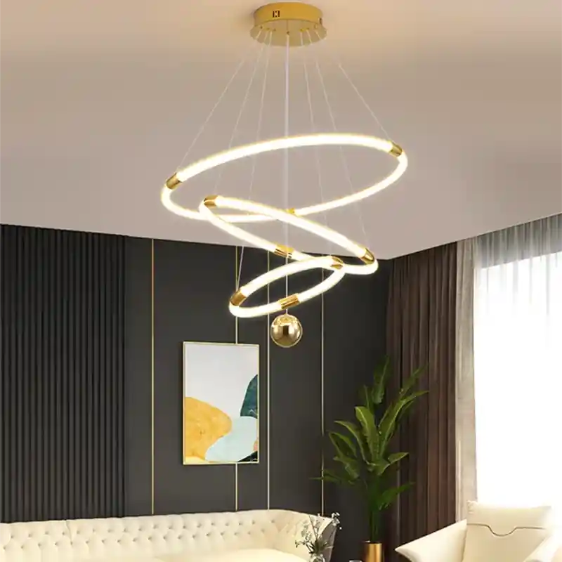 Designer LED chandelier, elegant innovation