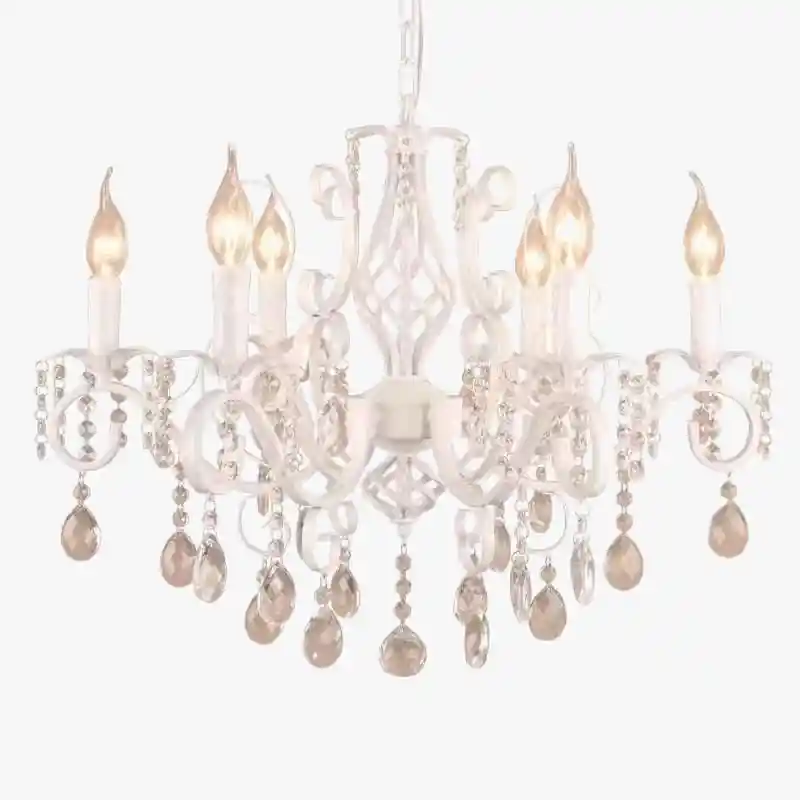 Refined and luminous vintage chandelier