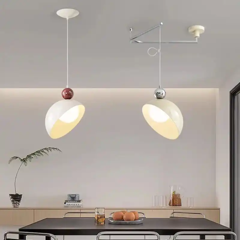 Modern elegant swing arm pendant