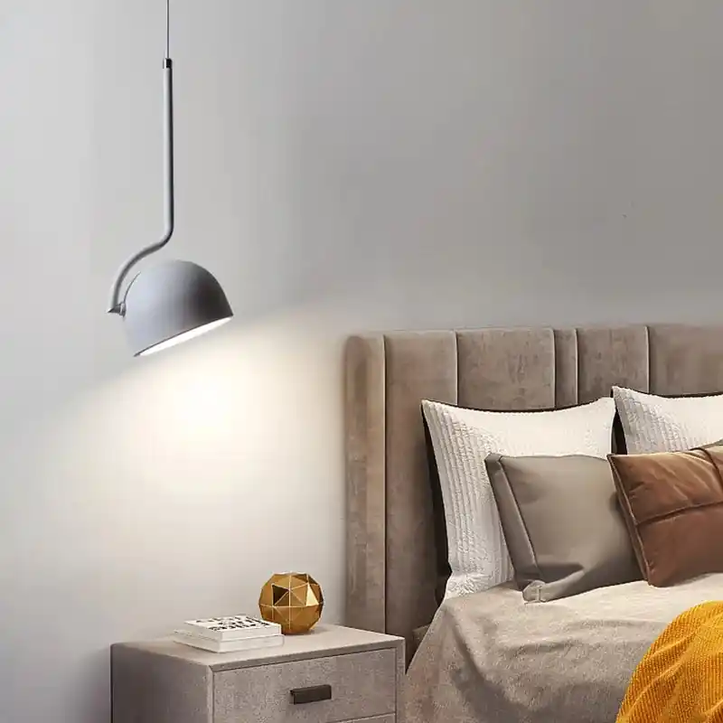 Sleek modern minimalist pendant light.