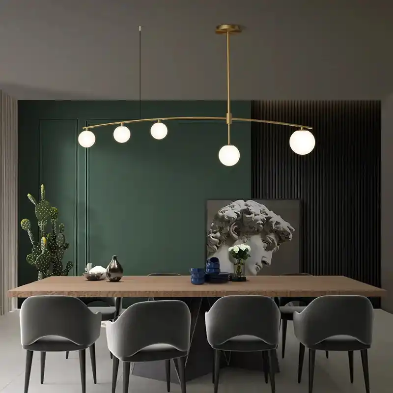 Modern Scandinavian minimalist chandelier