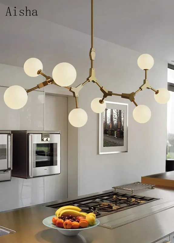 Scandinavian Chic Minimalist Modern Chandelier