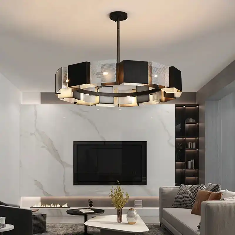 Chic chandelier for a modern design space