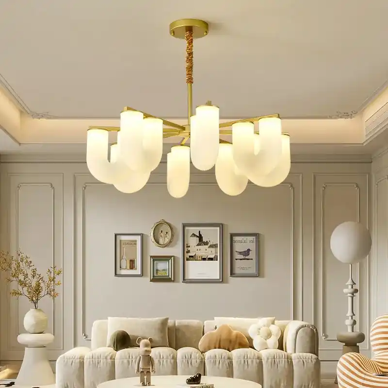 Modern Golden Luxury Chandelier