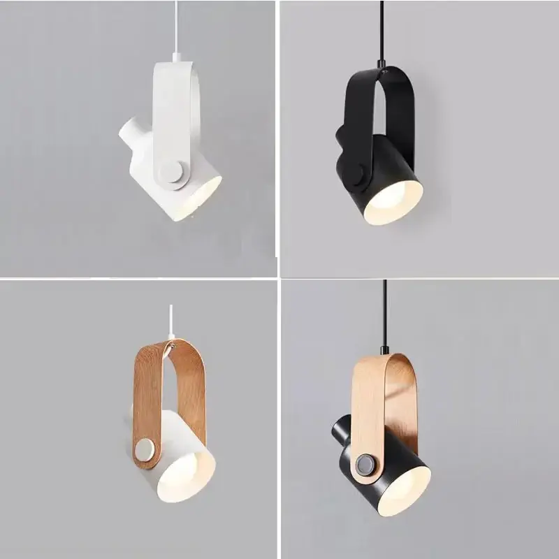 Scandinavian wooden pendant light