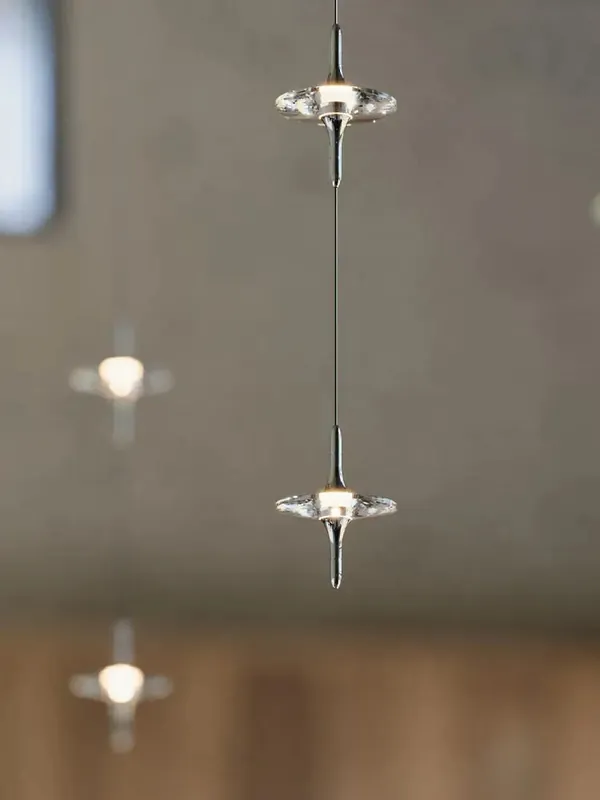 Bright chic contemporary LED chandelier