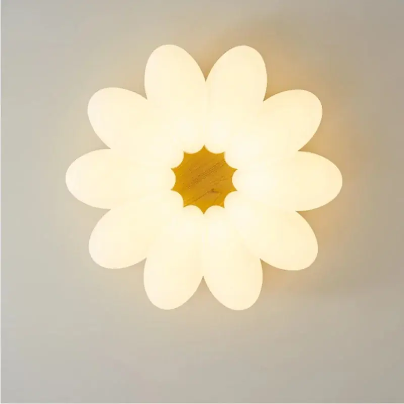 Creative light fixture illuminating the cozy space.