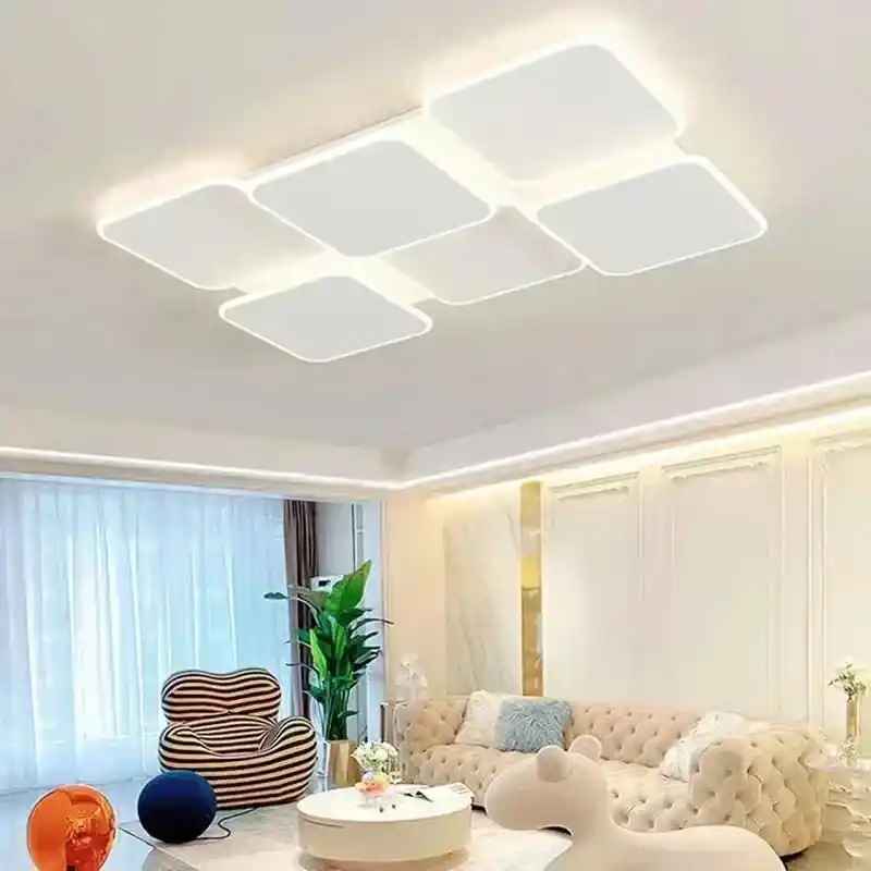 Modern chandelier for connected spaces
